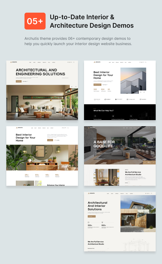 Archutis - Interior Design WordPress Theme