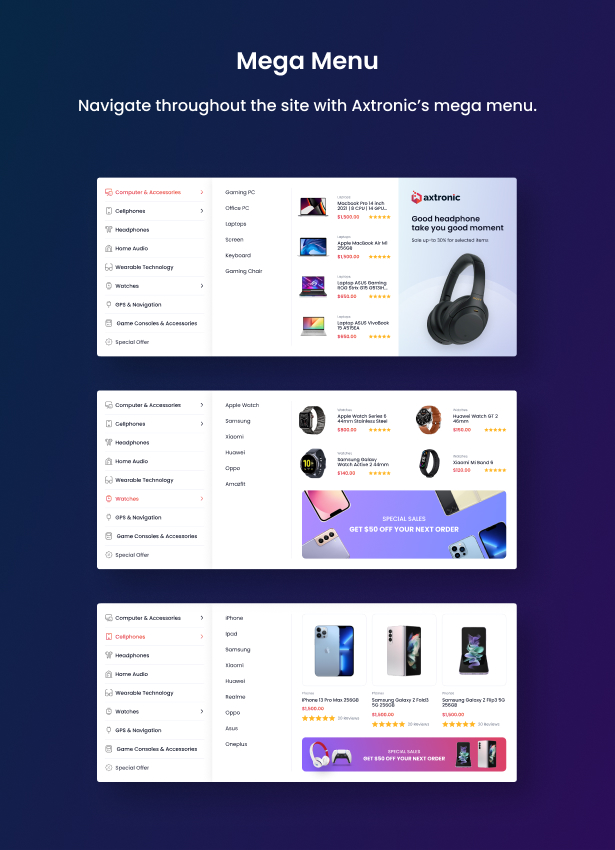 Axtronic - Electronics WooCommerce WordPress Theme