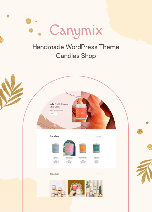 Canymix - Candle Handmade Shop WordPress WooCommerce Theme