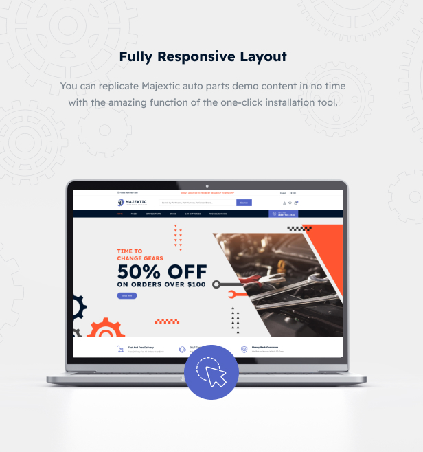 Majextic - Auto Parts Store WooCommerce Theme