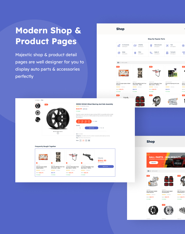 Majextic - Auto Parts Store WooCommerce Theme