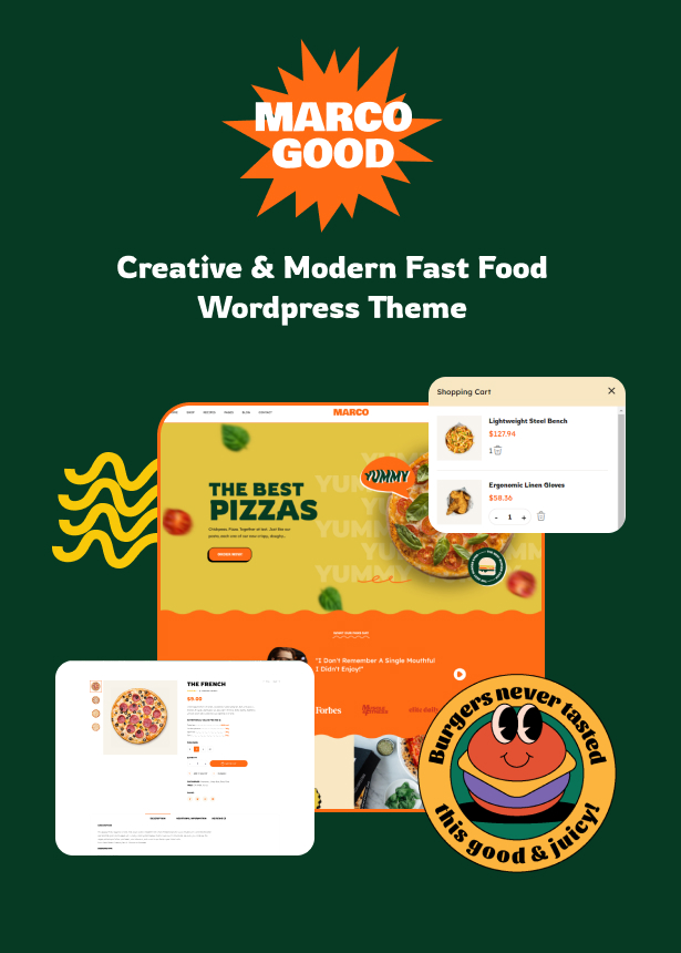 Marco Good - Fast Food Restaurant WooCommerce Theme