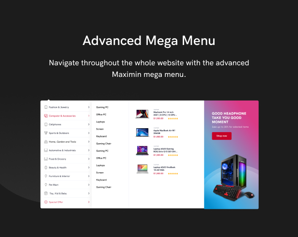 Maximin - Modern Multipurpose WooCommerce Theme