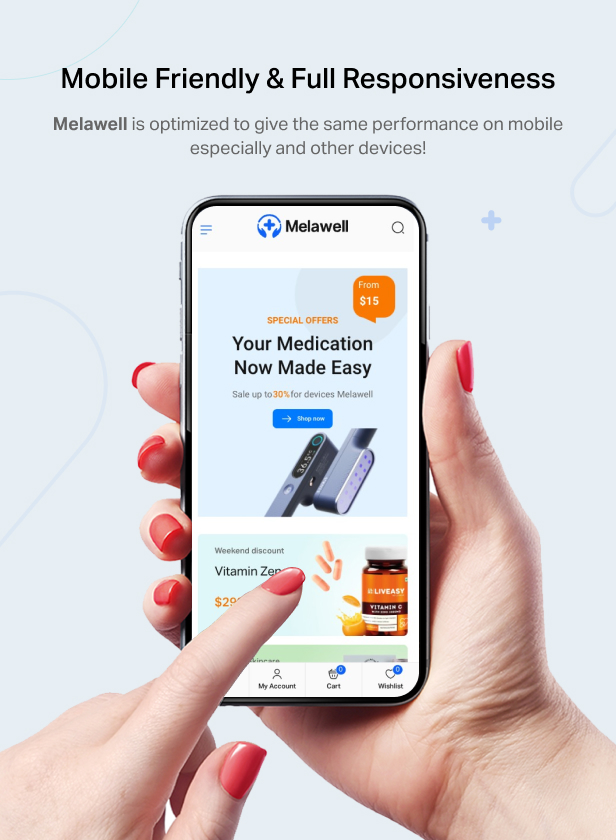 Melawell - Medical Elementor WooCommerce Theme