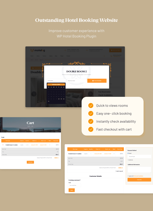 Moteling - Resort & Hotel WordPress Theme