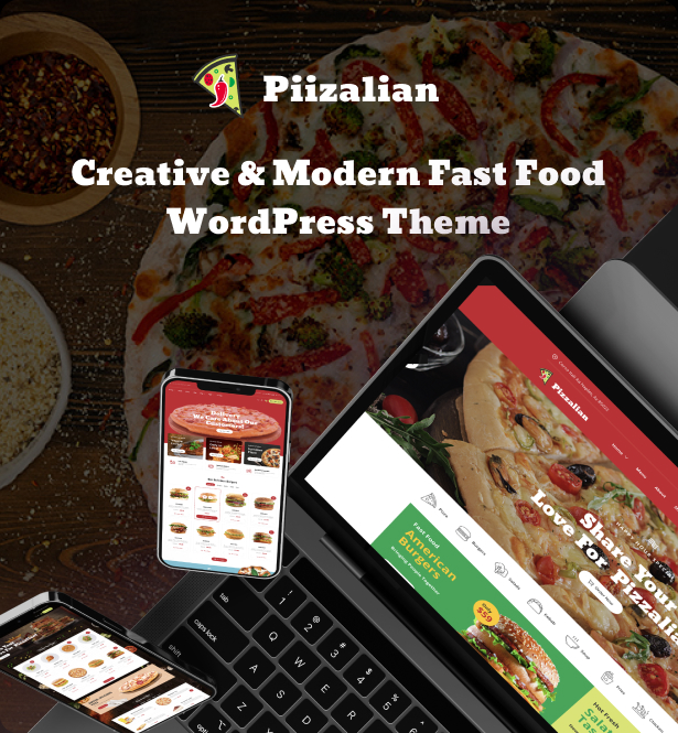 Piizalian - Fast Food Restaurant WooCommerce Theme